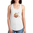 thumbnail image 1 of Oysters Ramen Bowl Grinning Racerback Tank Women -Smartprints Designs, Female XX-Large, 1 of 4