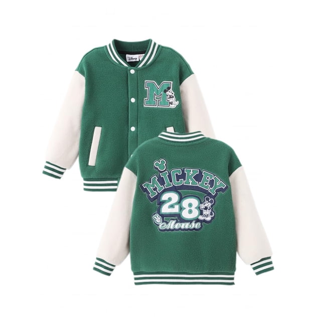 Chaqueta de invierno Disney Mickey Mouse Varsity para niño pequeño