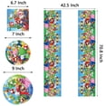 thumbnail image 3 of 42 PCS Mario Birthday Decorations Tableware Set, Mario Plates and Napkins Party Supplies Includes 20 PCS Paper Plates, 20 PCS Napkins and 2 PCS Tablecloth, 3 of 3