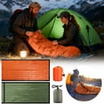 thumbnail image 1 of Sentmoon Adult Sleeping Bag Sleeping Bag Outdoor Camping Emergency Sleeping Bag Travel Multi-functional Aluminum Film First Aid Thermal Insulation Sleeping Bag Tent Storage Bag, 1 of 2