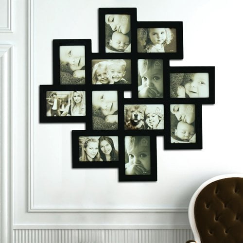 latitude run 12 opening decorative wood photo collage wall hanging