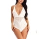 thumbnail image 5 of Mono sexy mono de cosplay suave mono de tela de pantalla de encaje para mujeres adultas, blanco, M sidaley XX000036-16, 5 of 7