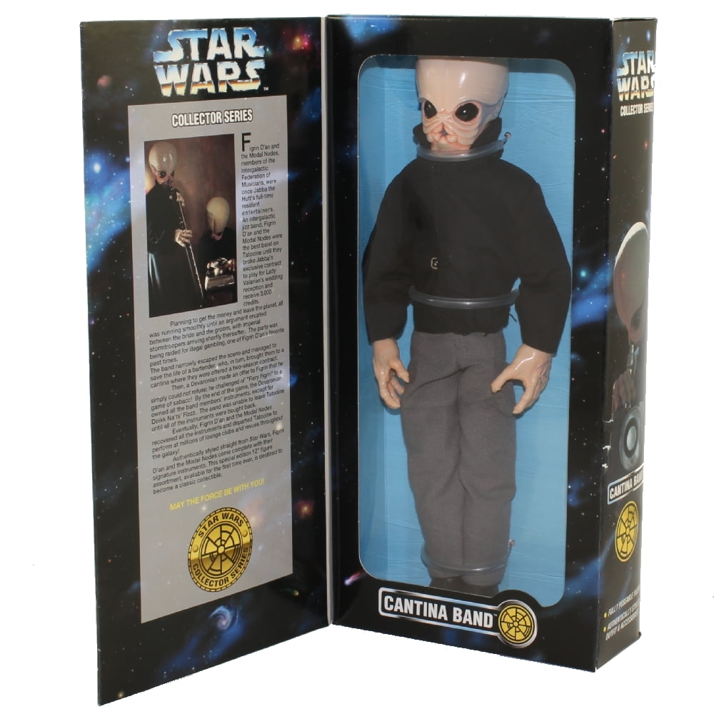 Star Wars Collector Series Cantina Band Action Figure Doll ICKABEL with Fanfar (12 inch
