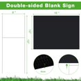 thumbnail image 2 of Juego de 20 estacas de metal Yard Signs Tuanse, 33 cm, color negro, 41 x 30 cm, 2 of 7