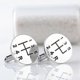 thumbnail image 3 of Men's Stainless Steel Retro Car Gear Cufflinks for Business and Wedding Gifts, 3 of 5