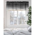 thumbnail image 5 of Gray Gradient Water Ripples Curtain Valances,Summer Beach Coastal Small Window Treatment for Kitchen Living Room Bathroom,42" x 18", 5 of 7