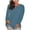 Navy plus size fall tops for women a1, variant on thefmos Women Plus Size Fall Winter Round Neck Long Sleeve Solid Basic Casual Pullover Tops Tshirt Blouses Sweatshirts Loose Fit Tees, Army Green 3XL