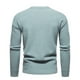 thumbnail image 5 of Suéteres Para Hombres Otoño Invierno Suéter de Punto Primavera Nueva Prendas de Punto Para Jóvenes Slim Fit Jersey de Cuello Redondo Camisa de Fondo de Color Sólido Tamaño Grande Odeerbi ODB177644, 5 of 5