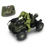 Halo Infinite: Gungoose & Master Chief 2.4 GHz RC - W/ Turbo Boost, Gungoose Vehicle W/ Master Chief (762), NKOK, Working Lights, Officially Licensed, Ages 6+