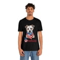 thumbnail image 4 of Patriotic Dogs 4 Of July Independence Day America Jersey Short Sleeve Tee, 4 of 12