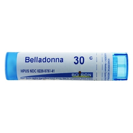 - Boiron Belladonna 30C, 80 count
