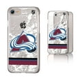 thumbnail image 3 of Colorado Avalanche iPhone Stripe Clear Ice Case, 3 of 7