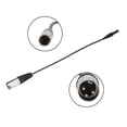 thumbnail image 1 of Cable de micrófono Bling Bling convertidor de audio mini XLR de 3 pines macho, 1 of 9