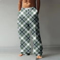 thumbnail image 2 of WEAIXIMIUNG Salopette Homme Ajustée Mode Décontractée Homme Imprimé Léopard 3D Numérique Pantalon Droit Décontracté Style Trois, 2 of 5