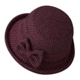 thumbnail image 2 of Womens Classic Dome Hat for Autumn Winter Casual Fisherman Bucket and Bowler Style Everyday Headwear, 2 of 4