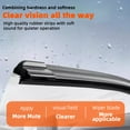 thumbnail image 7 of Car Wiper for TOYOTA RAV4 XA40 MK4 2013-2018 Front Rear Windshield Windscreen Wiper Blade Rubber Accessories 26" + 16" 10" 2013 2014 2015 2016 2017 2018, 7 of 7