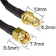 thumbnail image 4 of 7M SMA Male to SMA Female Antenna Extension Connector RG58 Cable, 4 of 5