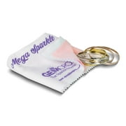 GemOro MegaSparkle Jewelry Polishing and Anti-Tarnish Cloth for Gold Silver and Platinum QJT5059