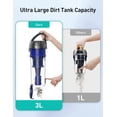 thumbnail image 4 of SSG Upright Vacuum Cleaner, Aspiron 1200W 25kPa 5-Mode Bagless Vacuum w/ Crevice Tool & Extension Wand, 3L Dust Cup w/ HEPA Filter, Upright Vacuum for Carpet, Pet Hair, Hard Floor, Tile Particles, 4 of 7