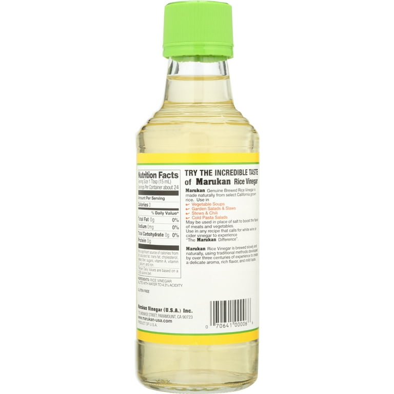 Marukan Genuine Brewed Rice Vinegar, 12 Fl Oz