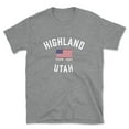 thumbnail image 1 of Highland Utah Patriot Men's Cotton T-Shirt, 1 of 1