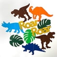 thumbnail image 5 of Colorful Dinosaur Leaf Garland Banner - 35ft Dino Theme Party Decorations for Kids Birthday, Jurassic World Backdrop Streamers Bunting, 5 of 5