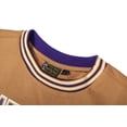 thumbnail image 3 of AACA Prairie View A&M University PVAMU Panthers Mens Heavyweight Fleece Crewneck Sweatshirt 16oz Retro 90s Varsity Style, Butterrum, 3 of 7