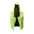 thumbnail image 2 of Green Hooded Beach Towel, Towel Poncho Adult, Quick Dry Beach Towel, Changing Poncho, 57X24 in Lightweight Cooling Sun Protective Absorbent Hooded Cape for Beach, Pool and Outdoor, 2 of 5