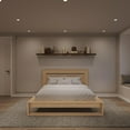 thumbnail image 2 of Morgan Queen Size Bedset with Headboard and Slatted Bedframe, 2 of 7