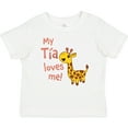 thumbnail image 3 of Inktastic My Tía Loves me- cute giraffe Boys or Girls Baby T-Shirt, 3 of 5