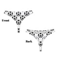 thumbnail image 3 of Fotbe Happy Soccer Tanga Sin Costuras para Mujer con Estampado – Panties Invisibles, Transpirables y Cómodos para Uso Diario-Small, 3 of 6