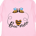 thumbnail image 4 of Inktastic Valentine’s Day Bee Mine Cute Bees and Heart Boys or Girls Long Sleeve Toddler T-Shirt, 4 of 5