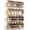 White, variant on stusgo 4-Tier Spice Rack Organizer for Cabinet Door, Wall Mount with Adhesive or Screws, Black