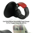 thumbnail image 5 of Cnc Carry Helmet Hook Bottle Cargo Hanger Red Fit For Piaggio Vespa Gts 300 Gtv, 5 of 8