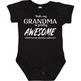 thumbnail image 3 of Inktastic Yeah My Grandma is Pretty Awesome Boys or Girls Baby Bodysuit, 3 of 5