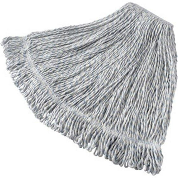 Rubbermaid Commercial RCPA413 1 in. 24 oz Headband Finish Wet Mop, White