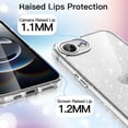 thumbnail image 4 of JETech Glitter Case for iPhone 17e (2026) / iPhone 16e, Bling Sparkle Shockproof Cover (Clear), 4 of 6