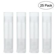 ROSENICE 25pcs New Lip Balm Tubes with Caps