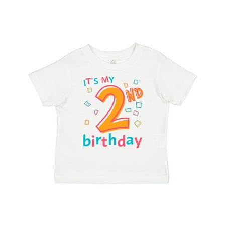 

Inktastic It s My Second Birthday Gift Toddler Boy or Toddler Girl T-Shirt
