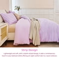 thumbnail image 5 of ZRNBAST Fleece Twin Comforter Set, Light Purple Super Soft Furry Plush Bedding, Luxury Fluffy Fuzzy Heavy Bed Set for Winter with 2 Pillowcases(Light Purple,Twin), 5 of 8