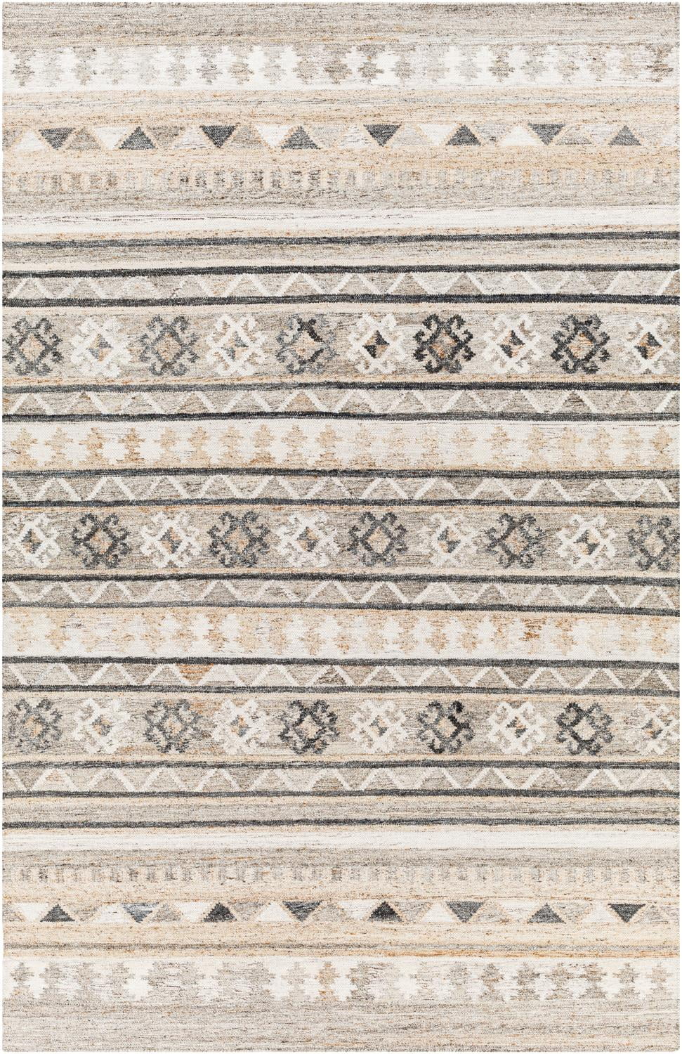 Surya Rustic Alyssa 9' x 12' Area Rugs With Light Grey Finish AYS2301