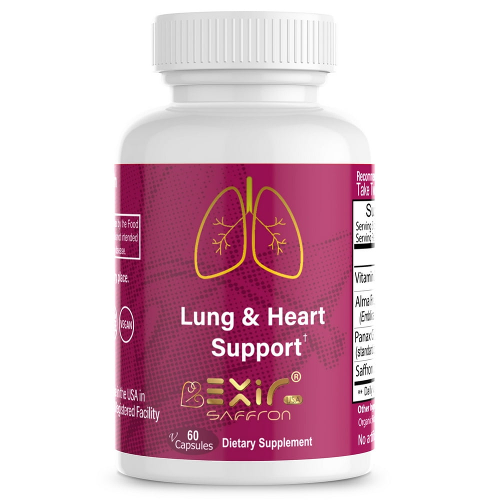 Exir Lung Cleanse Supplement & Heart Support Herbal Formula