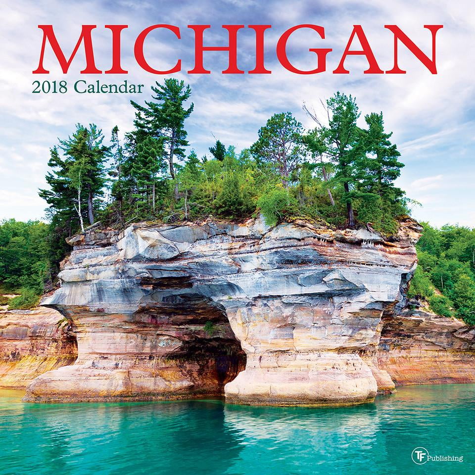 2018 Michigan Wall Calendar