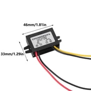 12V to 5V Converters Step Down Module Power Adapter 5V 5A 25W Output Connectors Reduced Voltages Regulator for LED Light