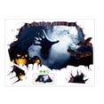 thumbnail image 4 of Pegatinas de pared de miedo 3D de Halloween,Mural artístico extraíble,calcomanías de fiesta,decoración, 4 of 4