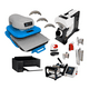 thumbnail image 1 of Kit Combo 9 en 1 Plancha Automática 38x38 Ev Technologies de Sublimación DTF  con Impresora, 1 of 9