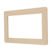 HIAKDOFT Switch Cover Socket Panel Plate Decor Wall Solid Wood Cover Wall Wood Plate Khaki Beech