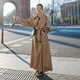 thumbnail image 5 of Sonducket Abrigo de invierno de otoño para mujer, abrigo largo a prueba de viento de poliéster, accesorio de vestir para fiesta informal al Abrigos y chamarras Gris oscuro L, 5 of 6