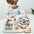 thumbnail image 2 of MOFXP-01 Steering Wheel Toys, Montessori Early Education Educational Steering Wheel Simulation Busy Board, Kids Play House, Learning To Drive, Educational Toys, Kids Toys, 2 of 4