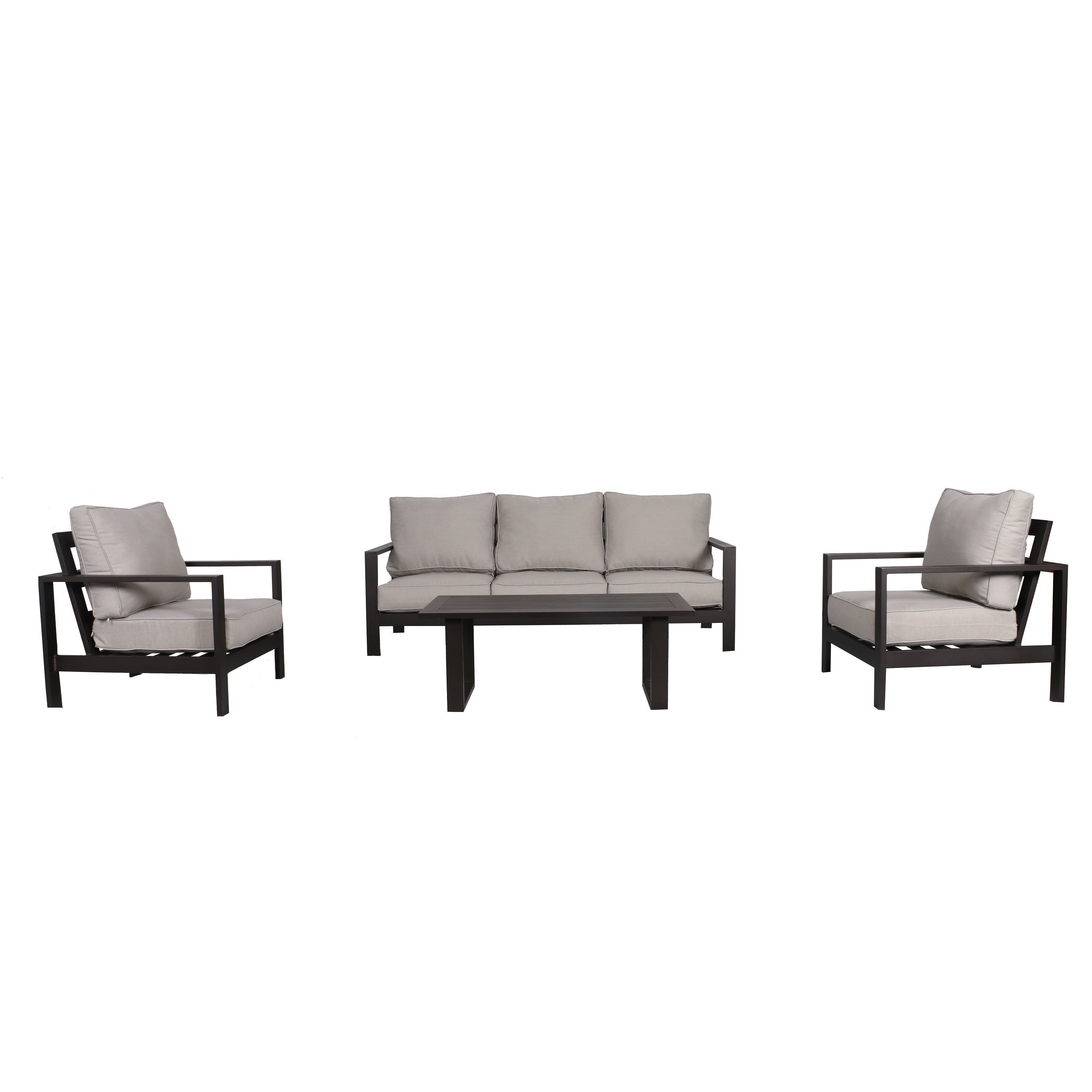 Teva Patio Atlantis 4 Piece Aluminum Sofa Conversation Set Teva Patio Atlantis 4 Piece Aluminum Sofa Conversation Set Com